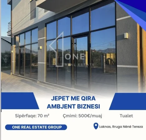 Tirane, jepet me qera ambjent biznesi Kati 0, 70 m² 500 € 