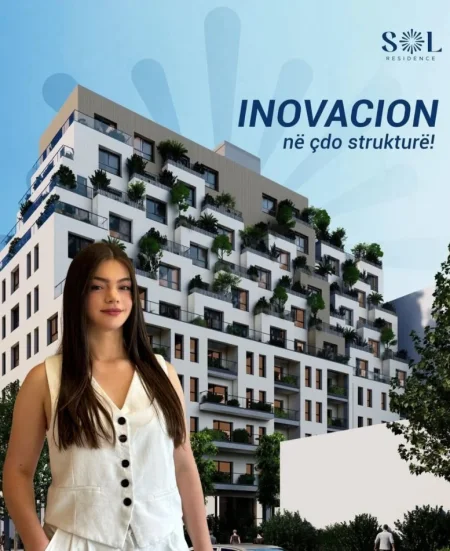 Tirane, shes apartament 1+1 Kati 4, 77 m² 193.500 € (Vllazen Huta)