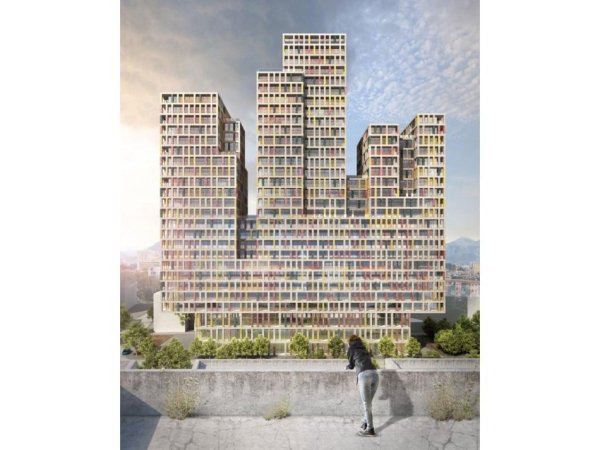 Tirane, shes apartament 2+1 Kati 16, 119 m² 298.000 € (Don bosko)