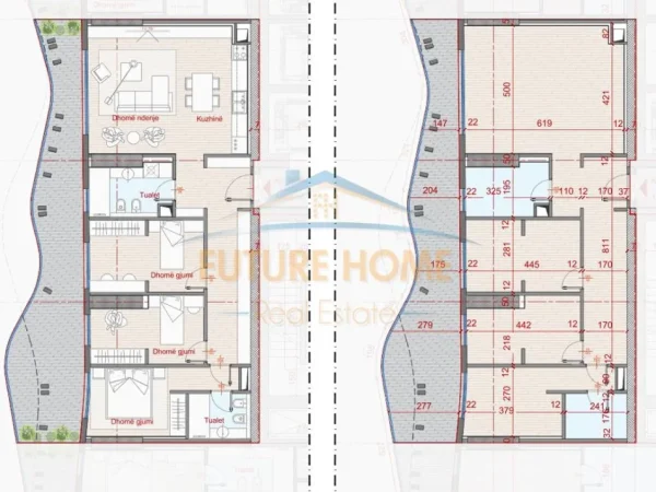 Tirane, shitet apartament 3+1+Ballkon Kati 8, 171 m² (Rezidenca Top Seven Tower)