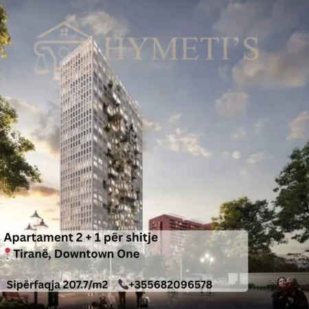 Tirane, shitet apartament 2+1 , 208 m² (Downtown One)