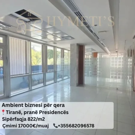 Tirane, jepet me qera ambjent biznesi , 822 m² 17.000 € (Presidenca, Qendër)