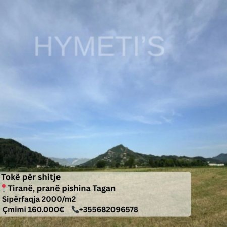 Tirane, shitet toke , 2.000 m² 160.000 € (Tiranë, Vishaj, Pishina Tagan)