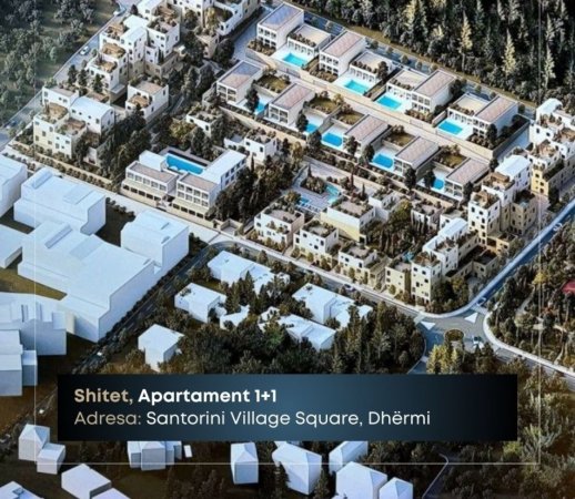 Dhermi - Palase, shitet apartament 1+1 Kati 2, 74 m² 212.500 € (Rezidenca Santorini Village Square, Dhërmi, TT 1973)