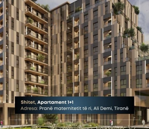Tirane, shitet apartament 1+1 Kati 3, 80 m² 136.340 € (Pranë maternitetit të ri ”Koço Gliozheni”, Ali Demi, Tiranë, TT 1767)