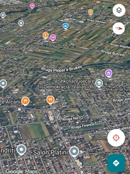 Tirane, shitet toke , 8.000 m² 720.000 € (Rruga jon kamez)