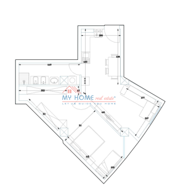 Tirane, shitet apartament 1+1+Ballkon Kati 7, 76 m² 130.000 € (Don Bosko)