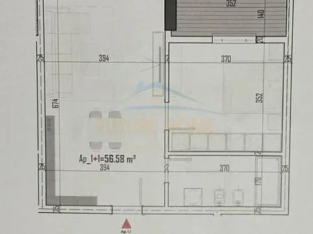 Tirane, shitet apartament 1+1 Kati 1, 65 m² 71.654 € (Paskuqan)