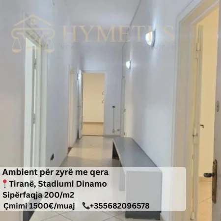 Tirane, jepet me qera ambjent biznesi Kati 0, 200 m² 1.500 € (Stadiumi Dinamo)