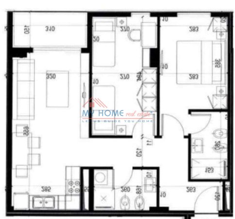 Tirane, shitet apartament 2+1+Ballkon Kati 4, 91 m² 93.000 € (Univers City)