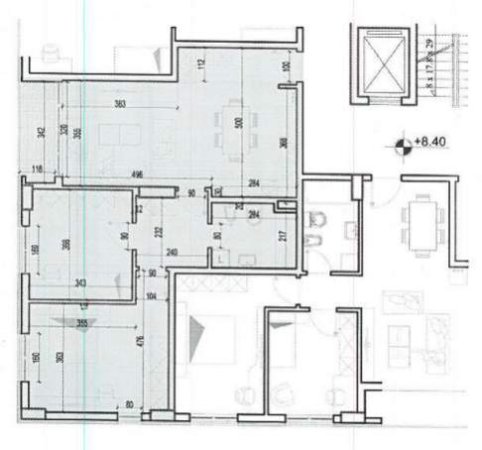 Tirane, shitet apartament 2+1+BLK Kati 2, 102 m² 112.000 Euro (PORCELAN)