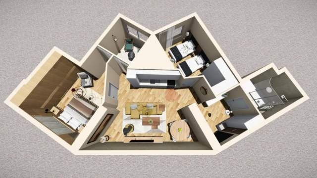 Tirane, shitet apartament 2+1 Kati 4, 114 m² 125.000 Euro (Dritan Hoxha)