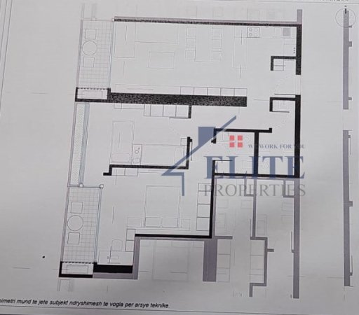 Tirane, shitet apartament 2+1+Ballkon Kati 4, 126 m² 233.840 € (Lion Park 2)