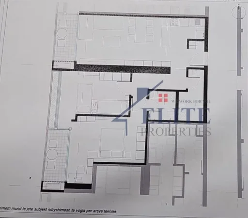 Tirane, shitet apartament 2+1+Ballkon Kati 4, 126 m² 233.840 € (Lion Park 2)