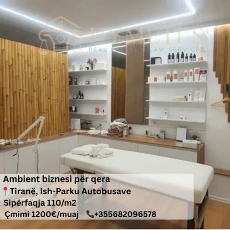 Tirane, jepet me qera ambjent biznesi , 110 m² 1.200 € (Ish-Parku Autobusave)