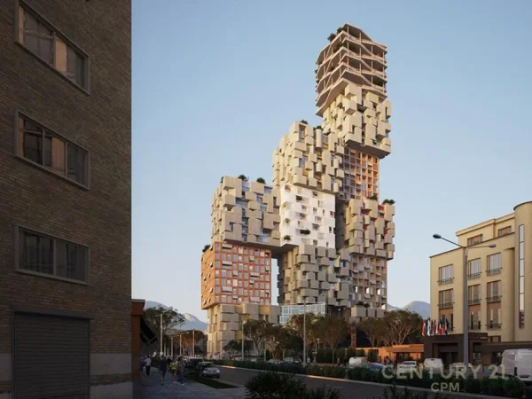 Tirane, shitet apartament 1+1 Kati 21, 93 m² 241.800 € 