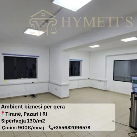 Tirane, jepet me qera ambjent biznesi , 130 m² 900 € (Pazari i Ri)