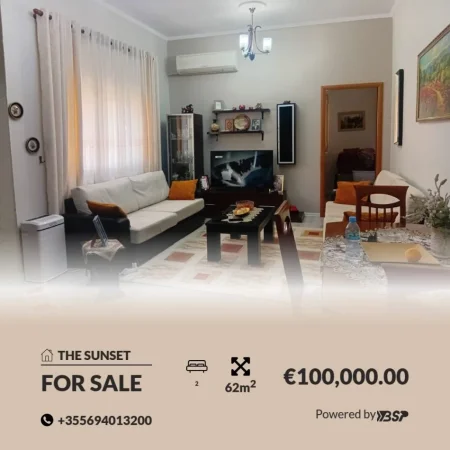 Tirane, shitet apartament 2+1 Kati 0, 62 m² 100.000 € (Restorant Fresku)