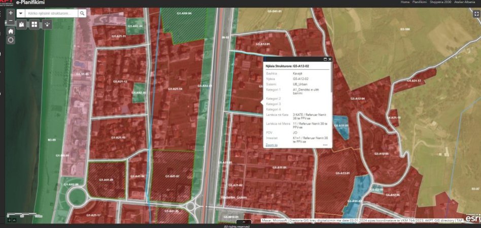 Golem-Kavajë,Super-Okazion! Shitet Tokë-Truall, ideale për Vilë 3-kate, zonë urbane, pamje nga deti, sip.580m²,Cmim 35'000 €, në Golem-Fshat, 800m(10min këmb) nga rrethe-rrotullim Deti-Plazhi-Golem, 900m nga Qendra Administrative Golem, 8km nga qendra Kavajës dhe 12km nga Amfiteatri /Bashkia Durrës.
