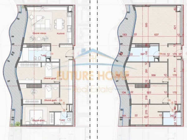 shitet 3+1+Ballkon Kati 10, 337.500 €