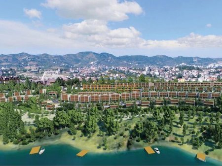 Tirane, shitet Vile 2 Katshe Kati 0, 368 m² 400.000 € (Farke, Swan Lake Residence)