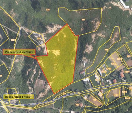 Tirane, shitet toke , 32.000 m² 1.600.000 € (Surrel, prane antenave telefonike ne Farke)