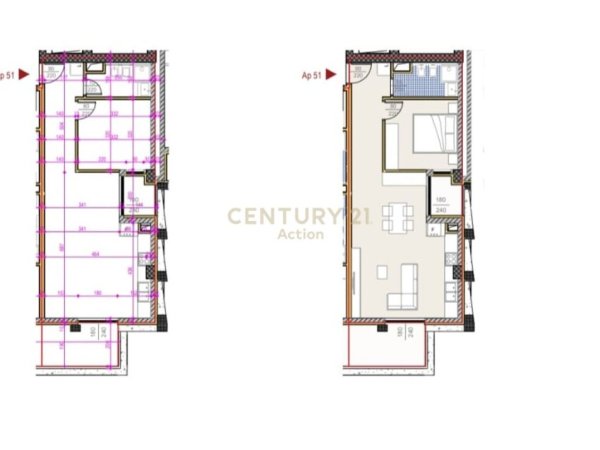Tirane, shitet apartament 1+1 Kati 5, 79 m² 397.100 € (Blloku)