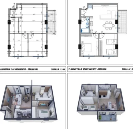 Mali Robit, shes apartament 2+1+Ballkon Kati 6, 91 m² 123.800 € (Mali i Robit, Kavaje)