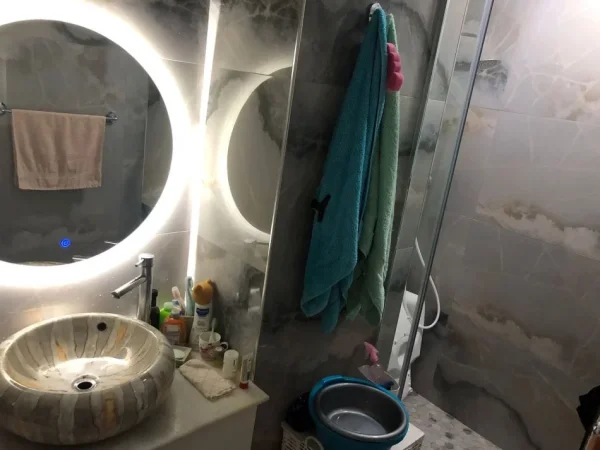 Tirane, jepet me qera apartament 1+1 Kati 7, 56 m² 500 € (Rruga teodor keko)