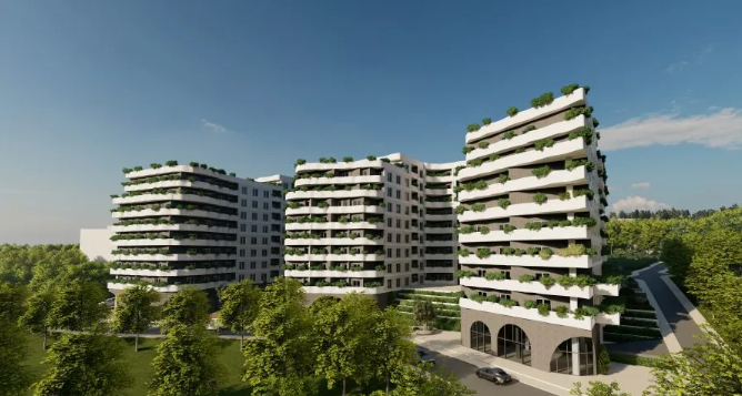 Tirane, shes apartament 2+1+Ballkon Kati 0, 95 m² 110.000 € (Aluna Residence)