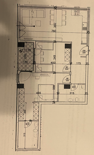 Tirane, shes apartament 2+1+Aneks+Ballkon Kati 4, 121 m² 180.000 € (Kompleksi Aura)
