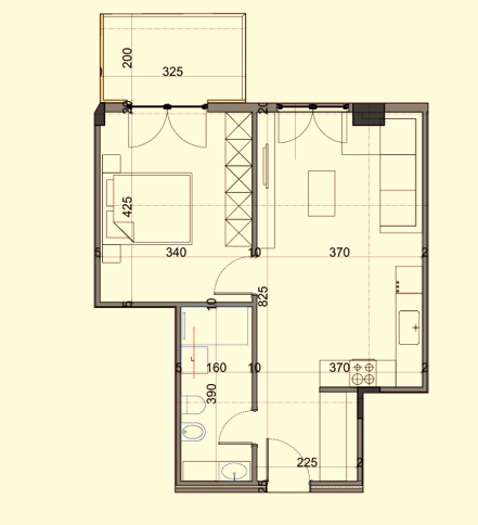 Tirane, shes apartament 1+1+Ballkon Kati 4, 72 m² 119.000 € (Viva Complex)