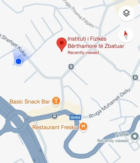 Tirane, shes apartament 1+1+Ballkon Kati 5, 63 m² (Rruga Shefqet Kuka)