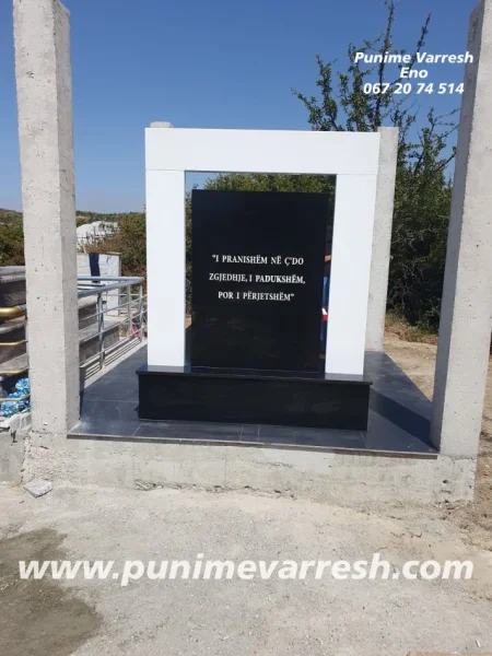 Tirane, shes Punime Qivuri | Modele Varresh Me Quartz Te Bardhe Dhe Granit Te Zi 500 €