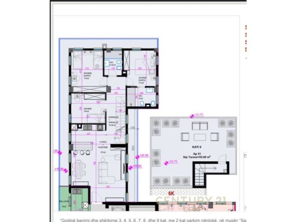 Tirane, shitet apartament 3+1 , (Blloku)