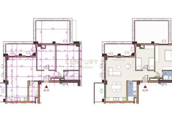 Tirane, shitet apartament 2+1 Kati 5, 111 m² 556.200 € (Blloku)