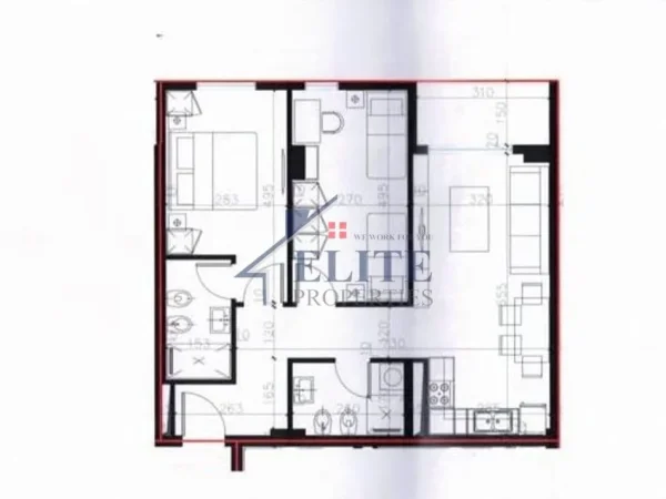 Tirane, shitet apartament 2+1+Ballkon Kati 2, 92 m² 89.690 € (Univers City)