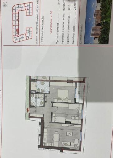Tirane, shitet apartament 3+1 Kati 3, 117 m² 850 Euro/m2 (Rruga Loni Ligori)