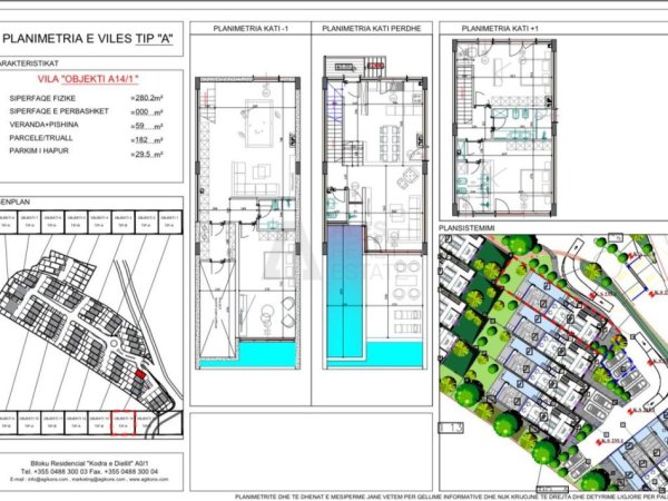 Tirane, shitet Vile 2 Katshe Kati 0, 280 m² 550.000 € 