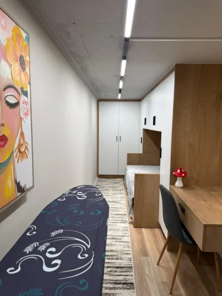 Tirane, jap me qera apartament duplex 1+1+Ballkon Kati 1, 70 m² 650 € (Bedri Karapici)