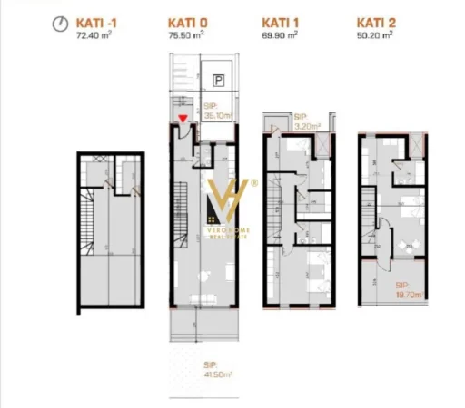 Tirane, shitet Vilete 3 Katshe Kati 0, 367 m² 650.000 € (PICCADILLY RESIDENCE, TEG)