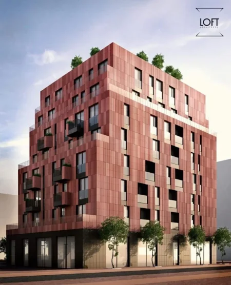 Tirane, jepet me qera apartament 1+1 Kati 8, 70 m² 550 € 