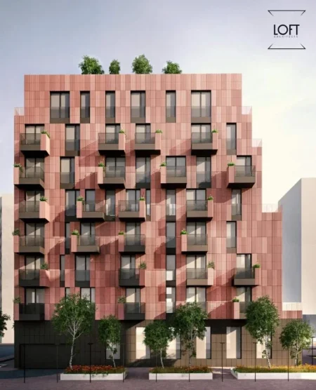 Tirane, jepet me qera apartament 1+1 Kati 8, 70 m² 550 € 