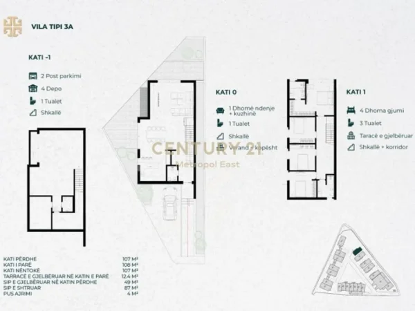 Tirane, shitet Vile 4+1+Ballkon , 474 m² 805.000 € (GREEN UP LIVING RESIDENCE – MJULL BATHORE)