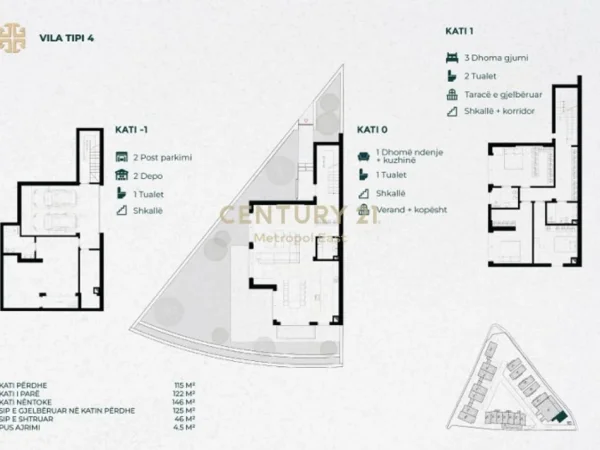 Tirane, shitet Vile 3+1+Ballkon , 559 m² 958.000 € (GREEN UP LIVING – MJULL BATHORE)