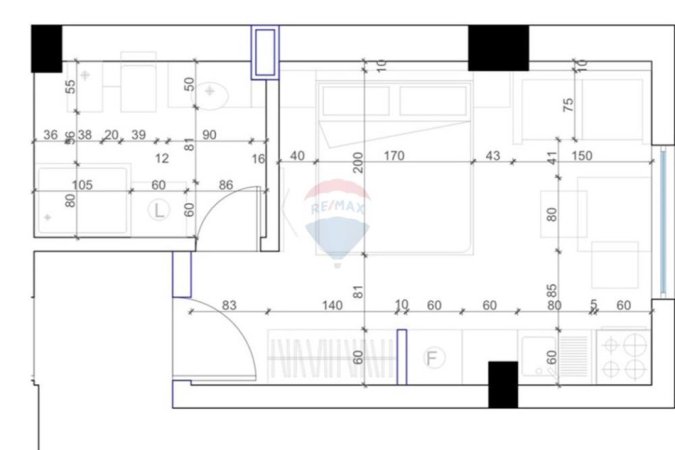 Tirane, shitet garsonier Kati 3, 33 m² 90.000 € (21 Dhjetori)
