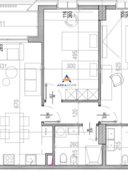 Tirane, shitet apartament 2+1 Kati 8, 121 m² 230.584 € (Riverside , Rruga e Kavajes)