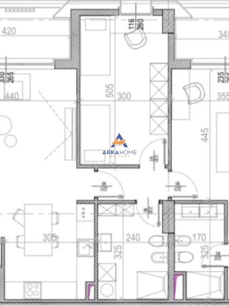 Tirane, shitet apartament 2+1+Ballkon Kati 6, 136 m² 257.526 € (Tirana Riverside , Rruga e Kavajes)