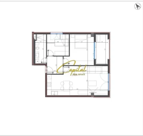 Vlore, shitet apartament 2+1 Kati 1, 102 m² 272.871 € (DHERMI)