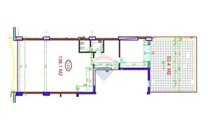 Tirane, jepet me qera zyre , 171 m² 2.072 € 